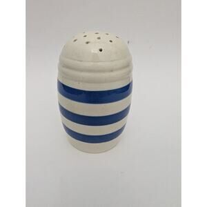 Kleen Kitchen Ware Vintage Cornish Blue White Flour Shaker England Antique
